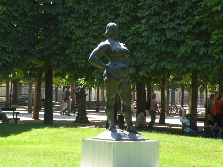  statue, standing woman, Gaston Lachaise (1932)